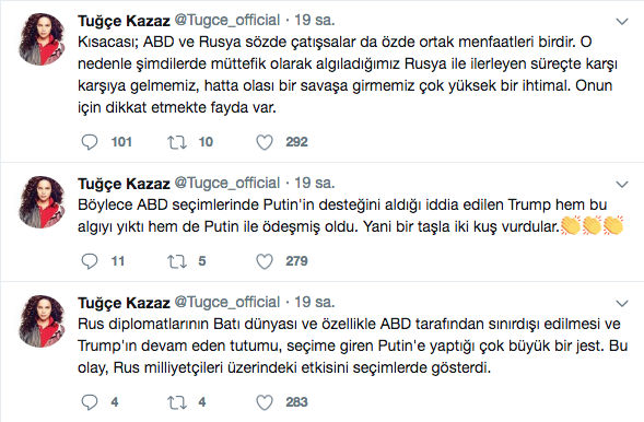 Tuğçe Kazaz yine sahnede! ABD Rusya Suriye... - Resim: 2