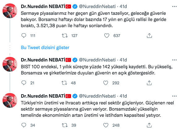 Bakan Nureddin Nebati duyurdu: 17 yılın en güçlü rallisi - Resim: 0