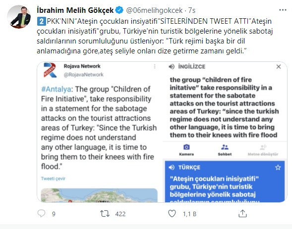 Melih Gökçek'ten bomba ifşalar! Orman yangınlarını PKK üstlendi Can Dündar doğruladı - Resim: 3