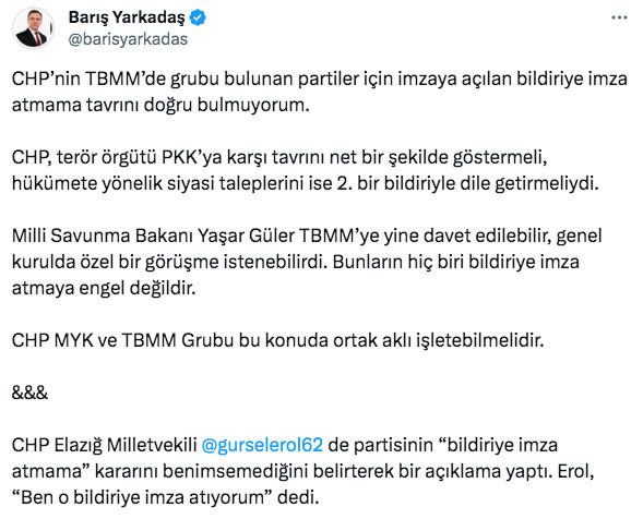 CHP yönetimine bildiri şoku! CHP milletvekili Gürsel Erol 'imza atıyorum' dedi - Resim: 0