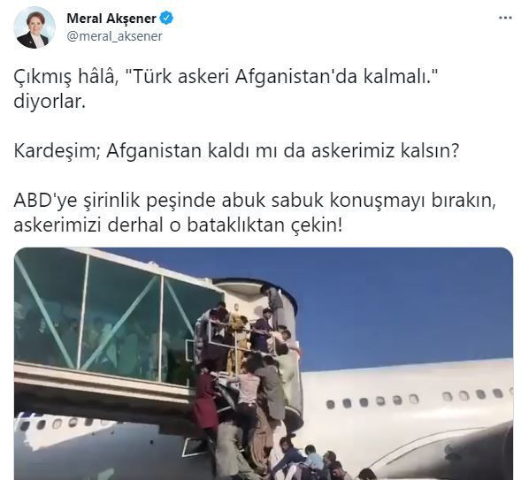 Meral Akşener'den Bahçeli'ye sert Afganistan yanıtı: Abuk sabuk konuşmayı bırak - Resim: 0