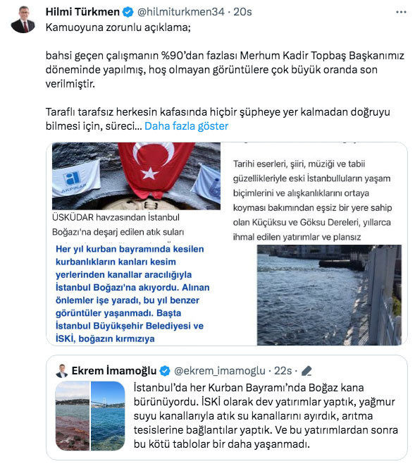 Ekrem İmamoğlu fotoğraf paylaşıp 'yaptım' dedi Üsküdar Belediye Başkanı Hilmi Türkmen'den açıklama geldi - Resim: 0