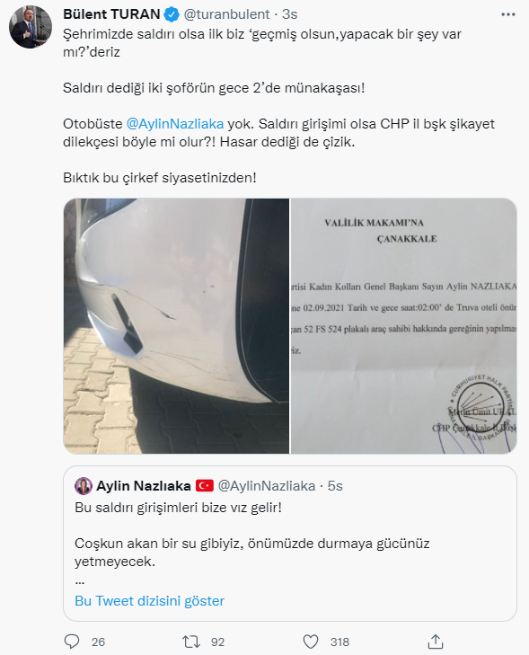 CHP’li Aylin Nazlıaka’nın iddiasını Çanakkale İl Emniyet Müdürlüğü yalanladı - Resim: 0