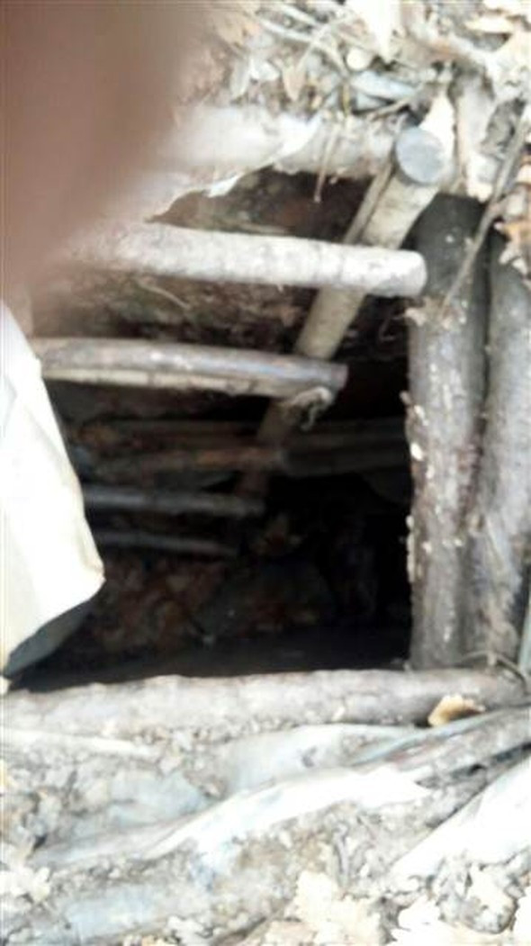 Yerin  kat kat altında 5 odalı PKK mağarası! İçinden çıkana bakın - Resim: 1