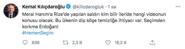 Kılıçdaroğlu'ndan Meral Akşener'e destek: Seçimden korkma Erdoğan - Resim: 0