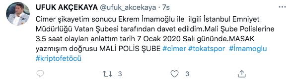 Ekrem İmamoğlu'nu CİMER'e şikayet eden Ufku Akçekaya! Nedeni ortaya çıktı - Resim: 1