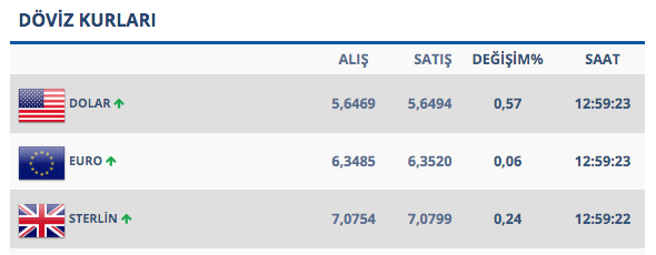Dolar kuru ne kadar oldu? Saat 13.00 itibariyle euro ve dolar rakamları - Resim: 0