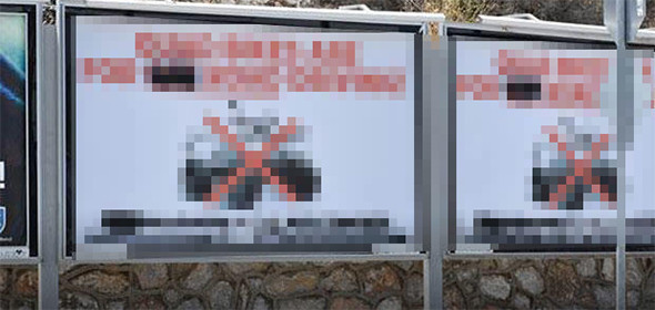 Tatil cennetinin her yerine afişler asıldı: Artık yasak! - Resim: 1