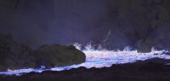 IŞİD'in yaktığı sülfür tesisi böyle görüntülendi dehşet kareler! - Resim: 2