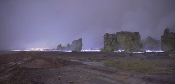 IŞİD'in yaktığı sülfür tesisi böyle görüntülendi dehşet kareler! - Resim: 3