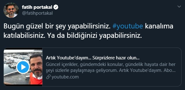 Fatih Portakal, YouTube kanalını açtığı gün kapattı - Resim: 1
