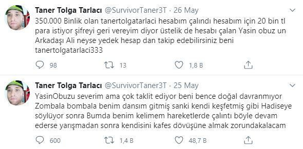Survivor Taner Tolga Tarlacı Yasin Obuz'a meydan okudu! Suçlaması şok etti - Resim: 2