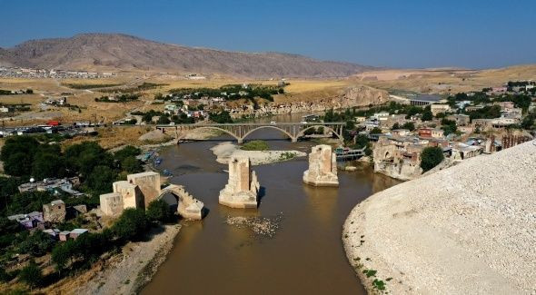 Batman'da tarihi Hasankeyf'te sular yükselmeye başladı! İşte son hali - Resim: 2