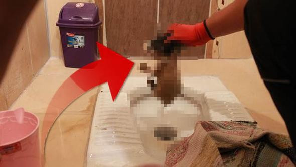 Tuvaletten çıkan 'yok artık' dedirtti - Resim: 1