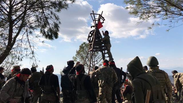 Burseya Dağı'ndan ilk görüntüler! Türk bayrağı dikildi - Resim: 1