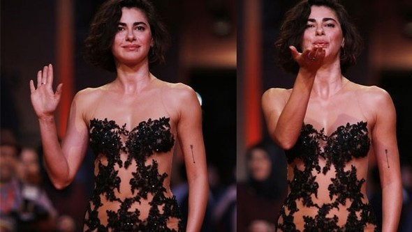 Kıyafeti ile tüm yıldızları geride bıraktı - Resim: 1