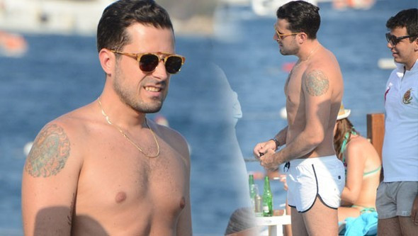 Fit vücuduyla tüm gözler onda! Bakın kimin oğlu çıktı - Resim: 1