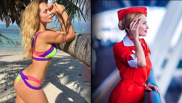 İnstagram paylaşımı olay oldu yok böyle hostes - Resim: 1