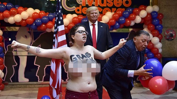 Donald Trump'a çırılçıplak protesto! - Resim: 2