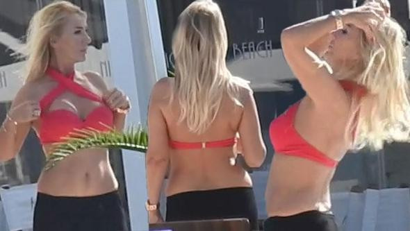 Seda Sayan sezonu açtı sahilde bakın nasıl yakalandı - Resim: 1