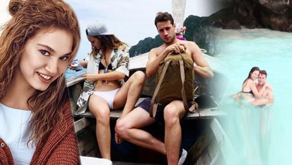 Ünlü çiftin aşk dolu tatili romantik dakikaları  - Resim: 1