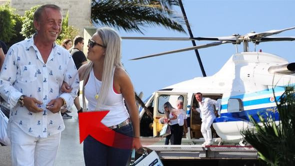 Ali Ağaoğlu'ndan helikopterli bayramlaşma - Resim: 1