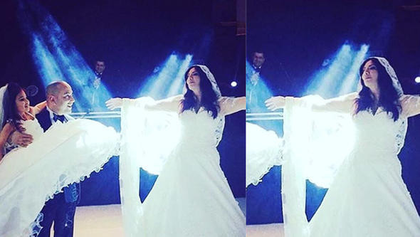 Motor kuryesi ile evlenen bile var! İşte ünlülerin evlilik fotoğrafları - Resim: 2