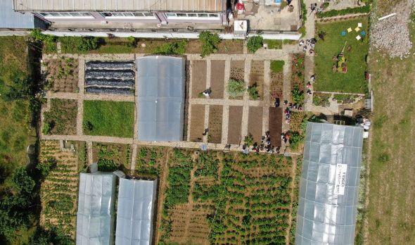 Hiç böyle bir köy okulu görmediniz çocuklar tam bir doğa eğitimi alıyor - Resim: 1