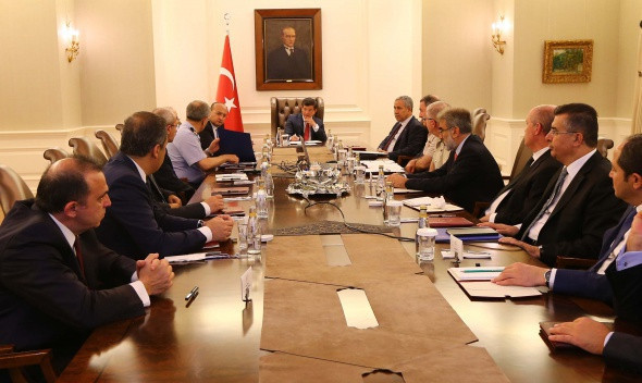 Davutoğlu başkanlığındaki Özel Güvenlik Toplantısı - Resim: 1