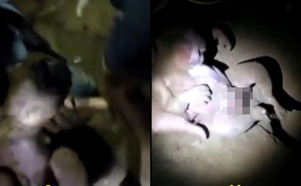 Mucize! Canlı canlı gömülen bebek 8 saat sonra sağ çıktı - Resim: 2