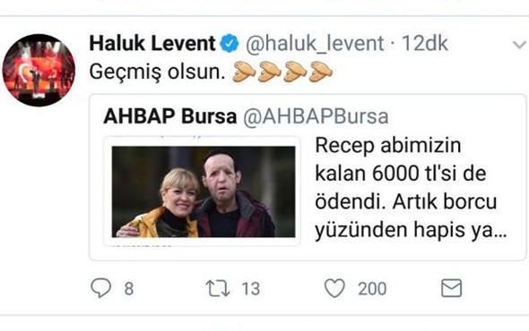 Recep Sert, hapisten çıktı, Haluk Levent'e teşekkür etti! - Resim: 4