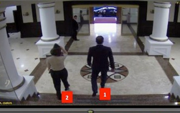 Darbedeki tek kadın! Kübra Yavuz ile Hakan Fidan görüntüleri - Resim: 1