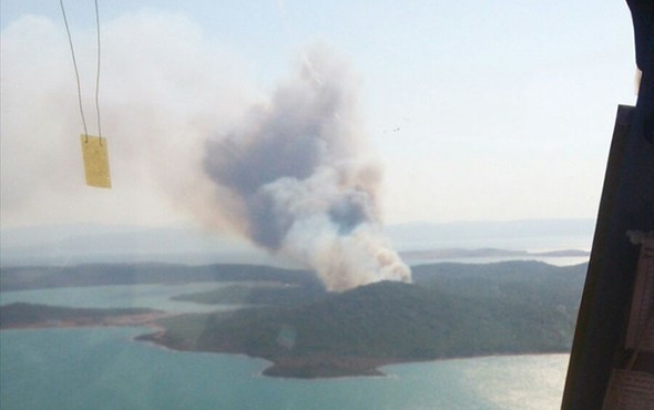 Cennette yangın çıktı: Ayvalık alev alev yanıyor! - Resim: 1