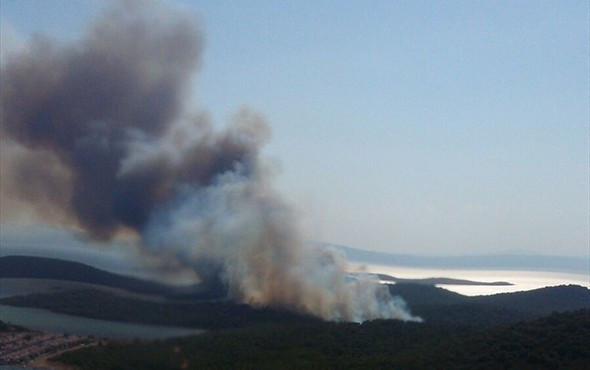 Cennette yangın çıktı: Ayvalık alev alev yanıyor! - Resim: 3