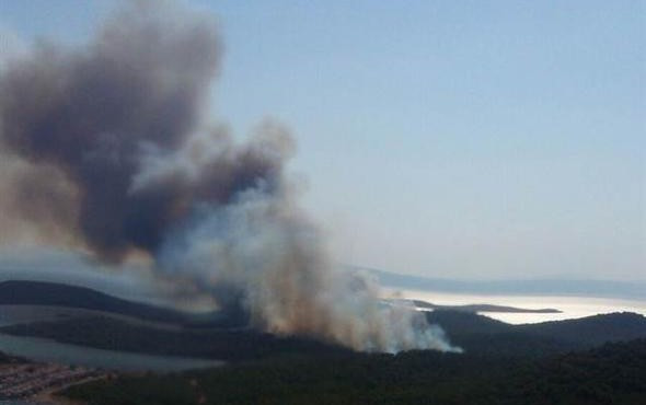 Cennette yangın çıktı: Ayvalık alev alev yanıyor! - Resim: 4