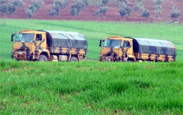 Mevziler kazılıyor: Obüslerin yönü Afrin'e çevrildi! - Resim: 1