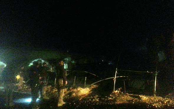 Polis ve askerlerin kaldığı çadır kentte yangın - Resim: 3