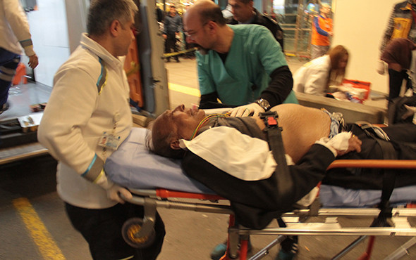 Havalimanında hareketli anlar: Bir anda yere yığıldı! - Resim: 4