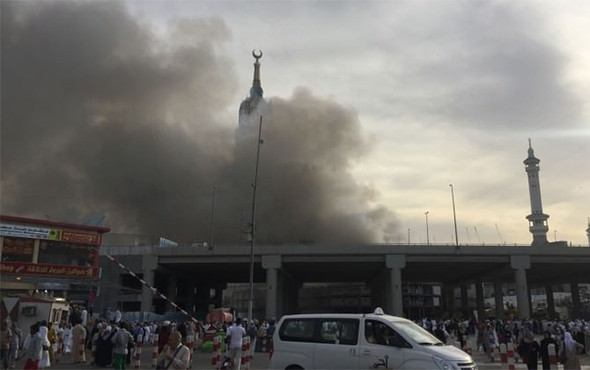 Kabe'de büyük yangın! Can kaybı var mı? - Resim: 1