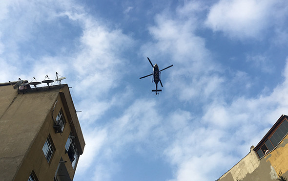 İstanbul'da operasyon: polisler eve itfaiye merdiveniyle girdi! - Resim: 4