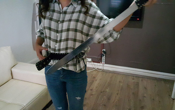 Polisi bile şok ettiler! Kemer gibi görünüyor ama... - Resim: 1