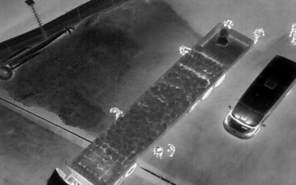 Gece görüşlü İHA ile böyle yakalandılar! - Resim: 1