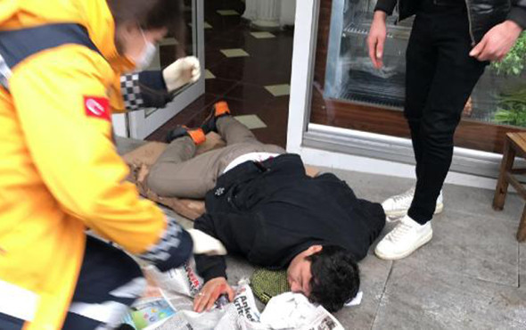 Dehşete düşüren görüntü: Beline bıçak sapladılar! - Resim: 3