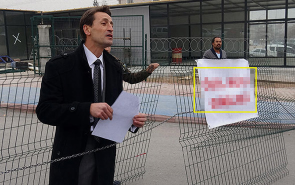 Hastane yolunu çitlerle kapattı: 'Bu bir ihtardı' dedi! - Resim: 1