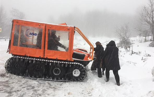 İstanbul'un yanı başında karda mahsur kaldılar! - Resim: 2