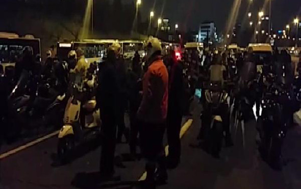 15 Temmuz Şehitler Köprüsü'nde trafik durdu! İşte sebebi... - Resim: 2