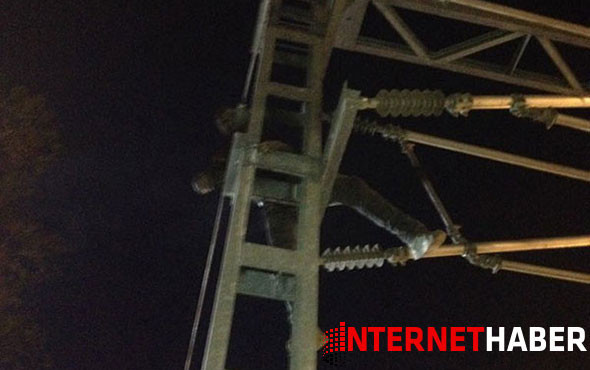 Elektrik direğine çıkan şahıs feci şekilde can verdi! - Resim: 2