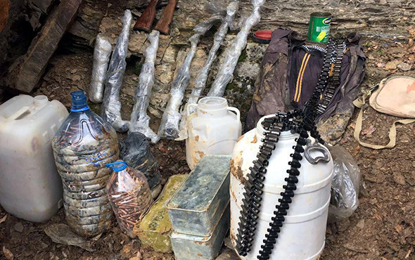 Tunceli'de PKK cephaneliği ele geçirildi! - Resim: 2