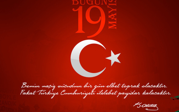 19 Mayıs resimli kutlama mesajları 19 Mayıs sözleri kısa-uzun yazılar - Resim: 4