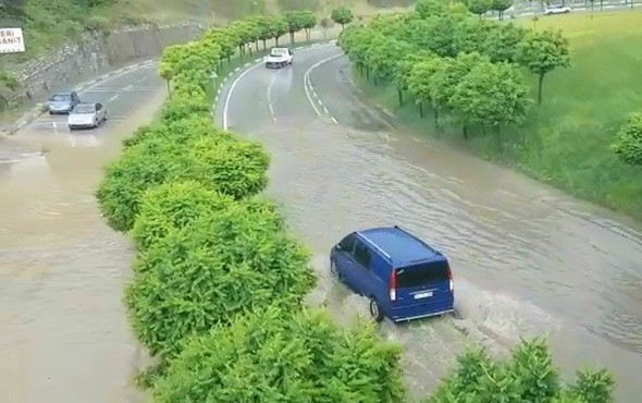 İstanbul yolunu sel bastı! - Resim: 3